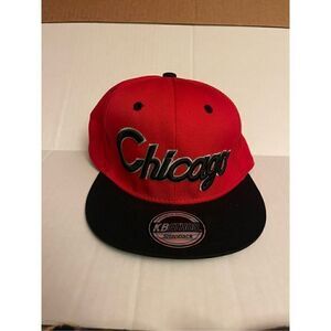 CHICAGO KBETHOS RED Adjustable SnapBack Hat